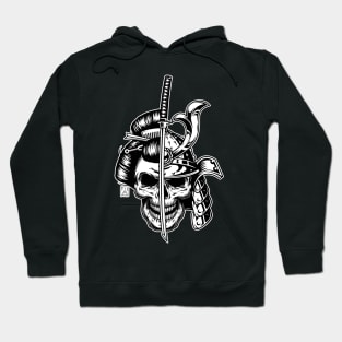 Samurai and Geisha Skull Hoodie